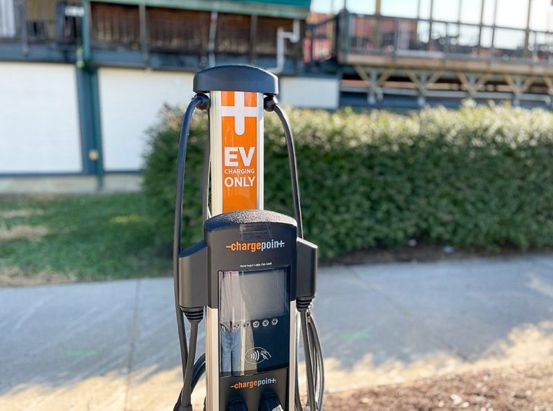 EV charging stations at Virginia Tech